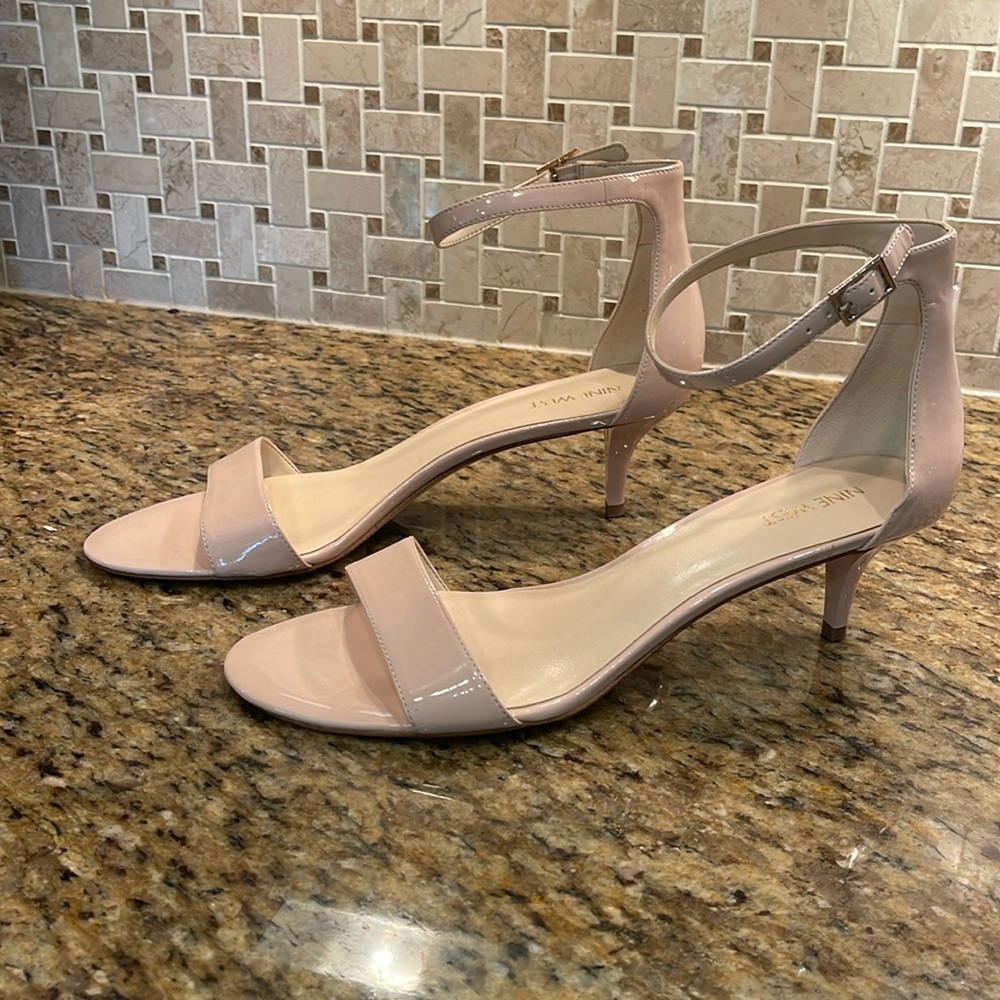 Nine West Leisa kitten heel ankle strap sandal 11